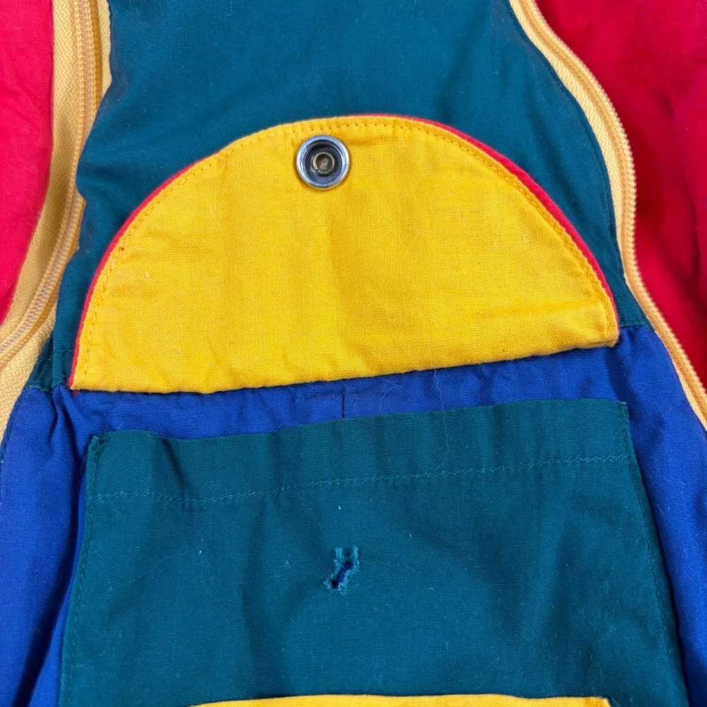 HUSH PUPPIES Vintage Multicolor Primary Colorblock Snowsuit 18M‎